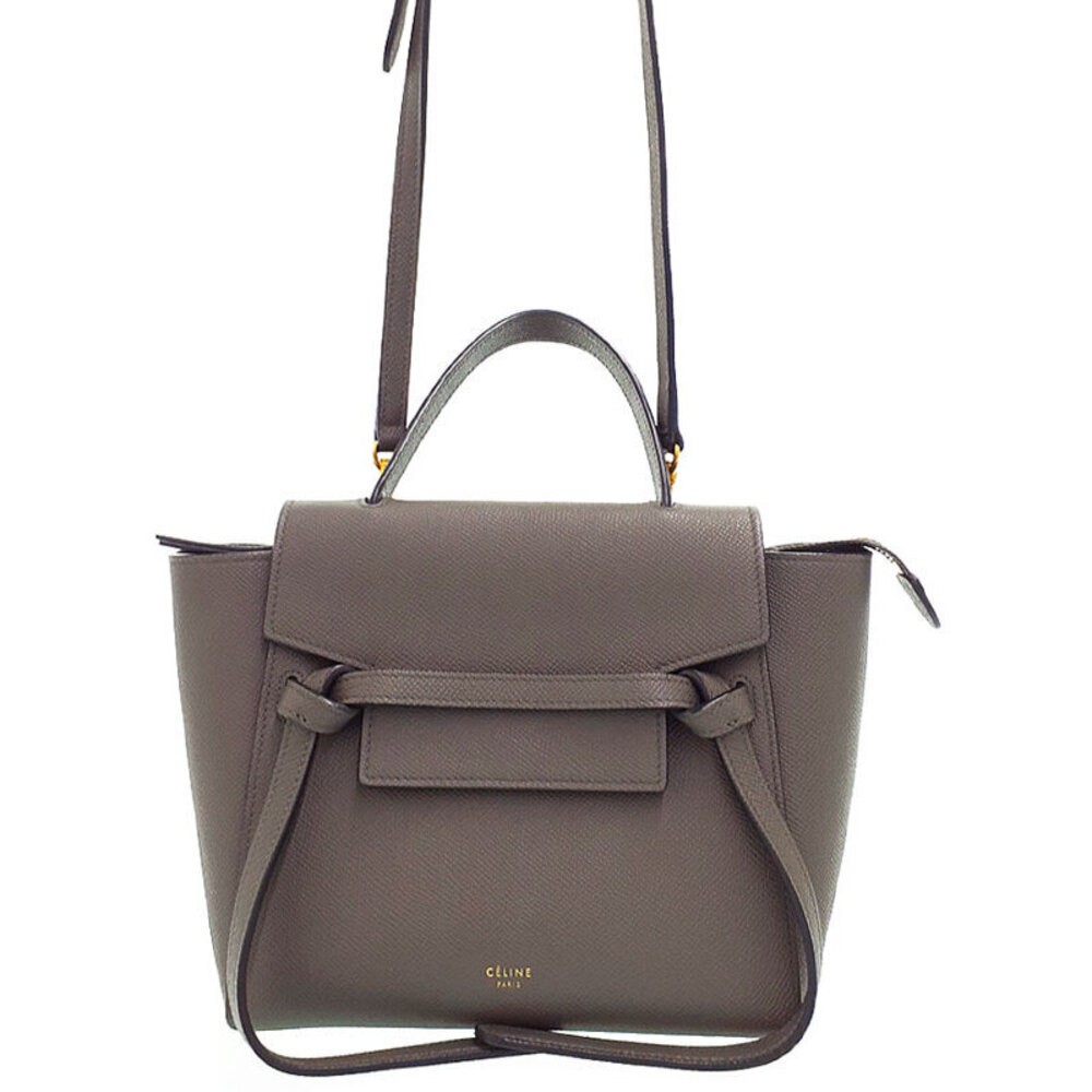 Celine Belt Bag 2way Crossbody Calfskin Leather